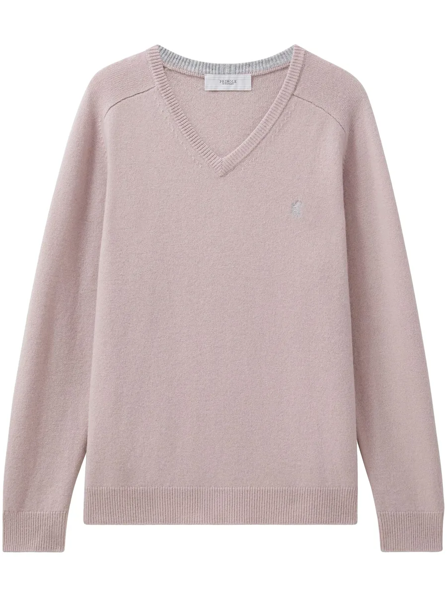 wool v-neck sweater 2