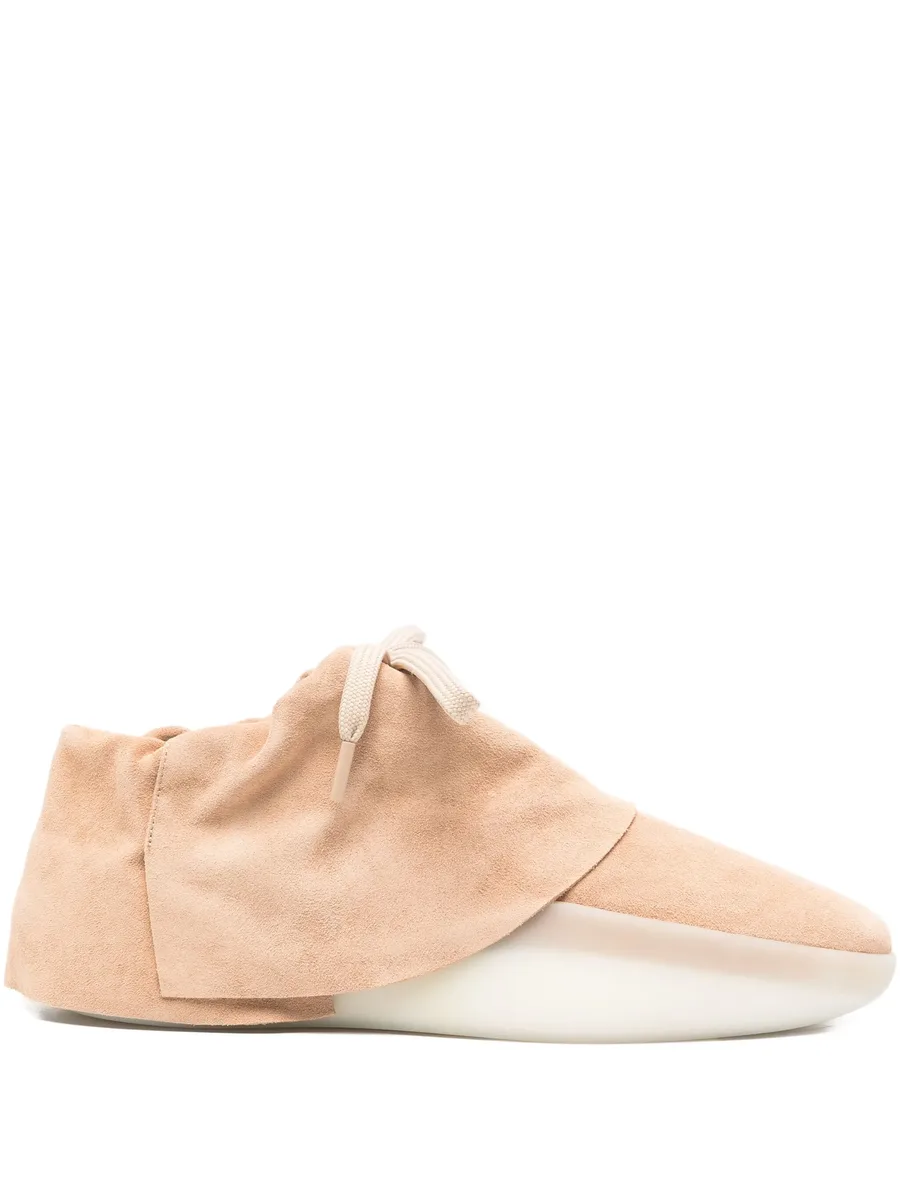 suede lace-detail sneakers 1