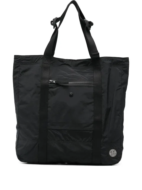 logo-patch tote bag