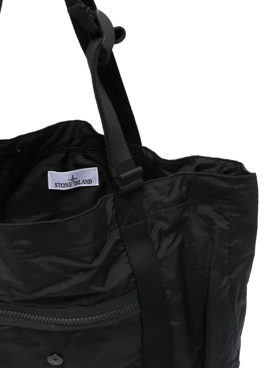 logo-patch tote bag 5
