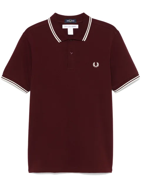 рубашка поло с вышитым логотипом из коллаборации с Fred Perry