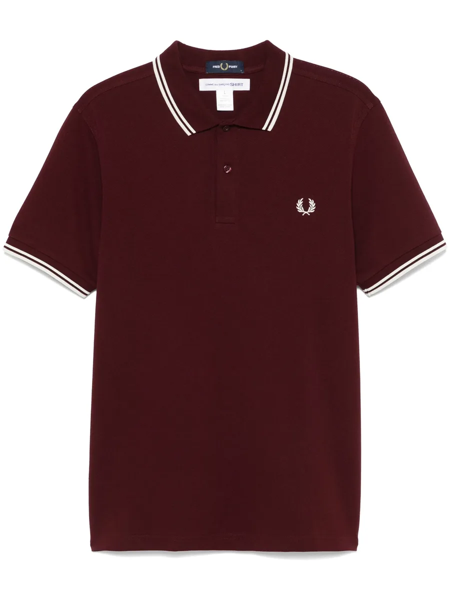 рубашка поло с вышитым логотипом из коллаборации с Fred Perry 2