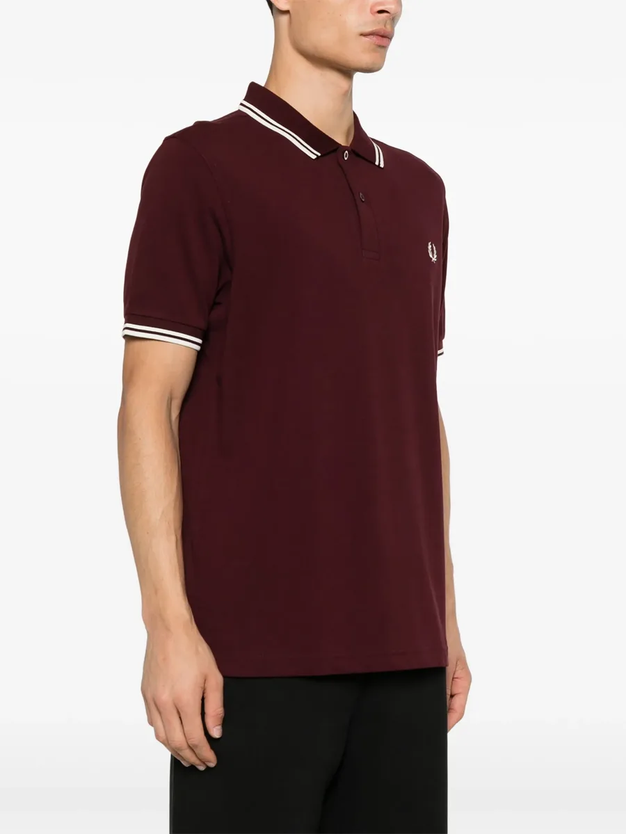 рубашка поло с вышитым логотипом из коллаборации с Fred Perry 8