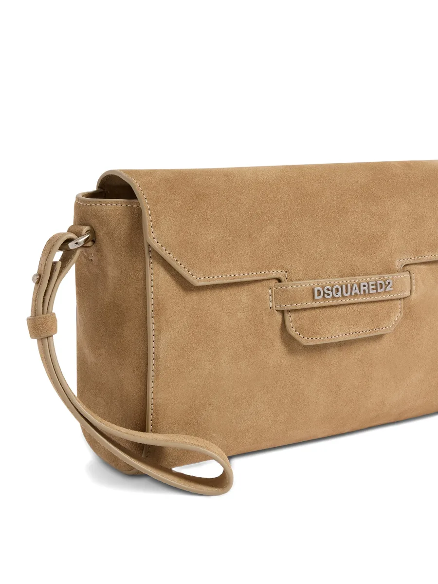 Twin top-handle clutch bag 4