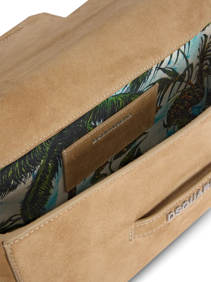 Twin top-handle clutch bag 5
