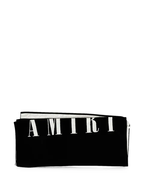 logo-print towel