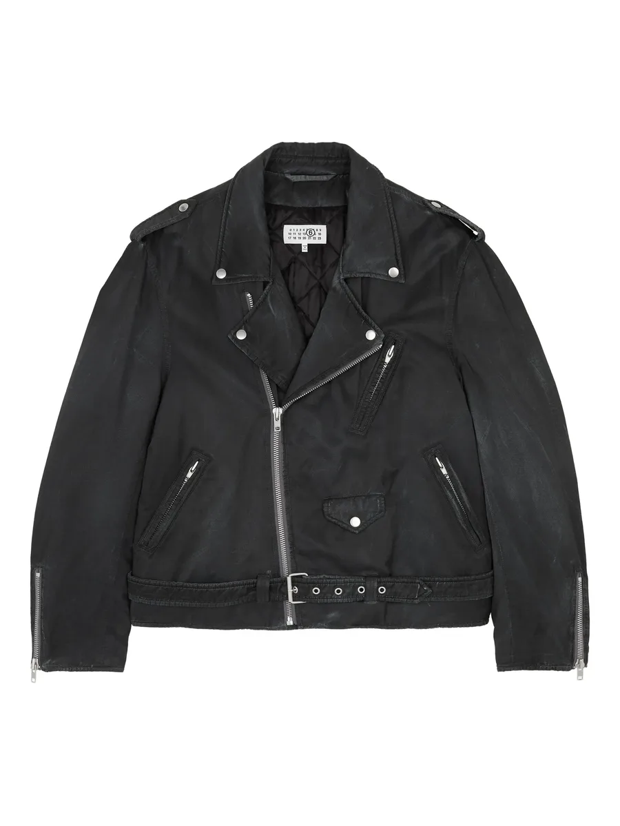 asymmetrical-zip biker jacket 2