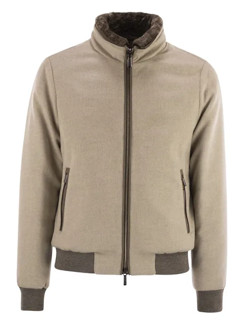 padded bomber jacket