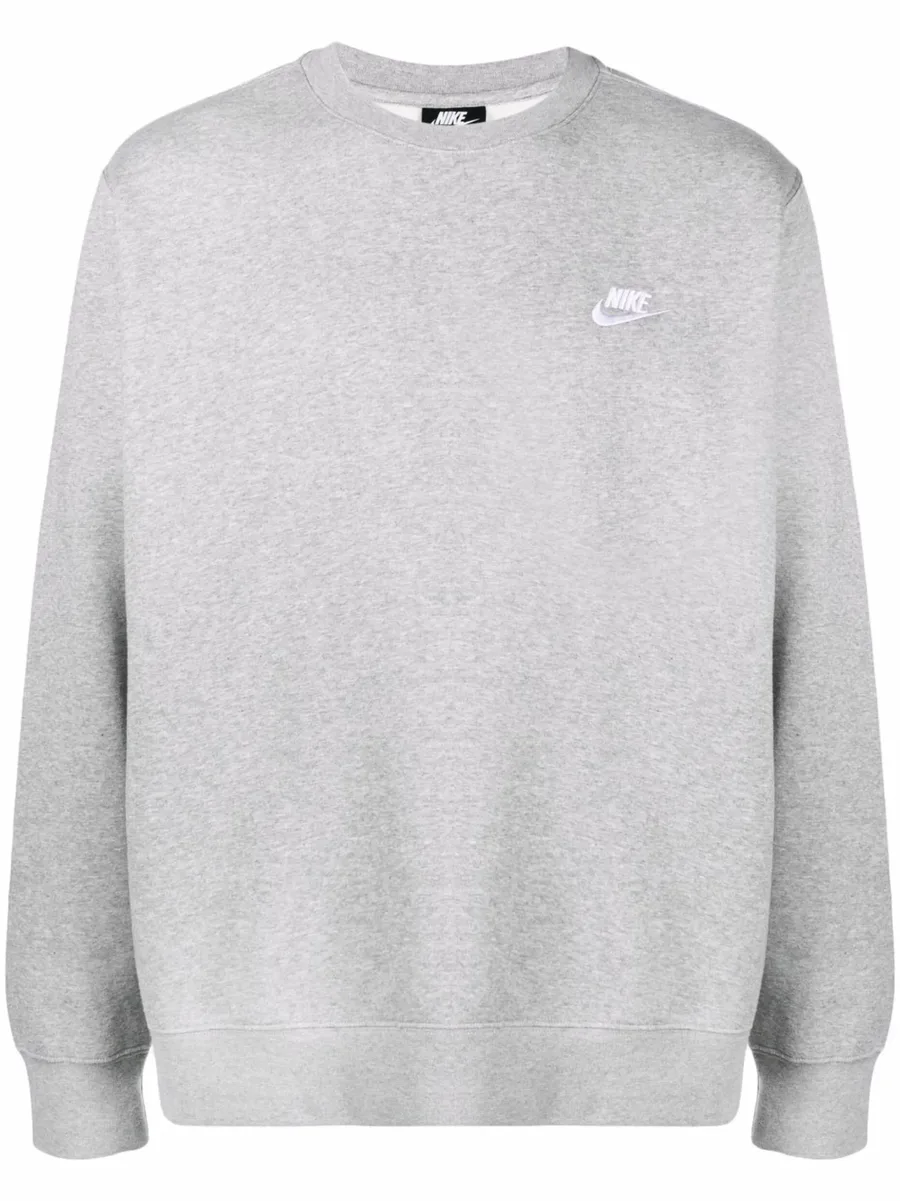 флисовая толстовка NSW Club Fleece Crew Grey 2