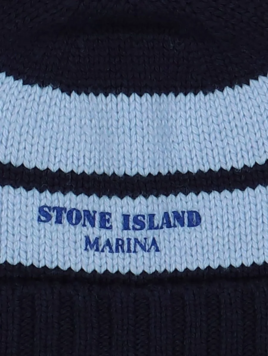 striped-pattern beanie 7