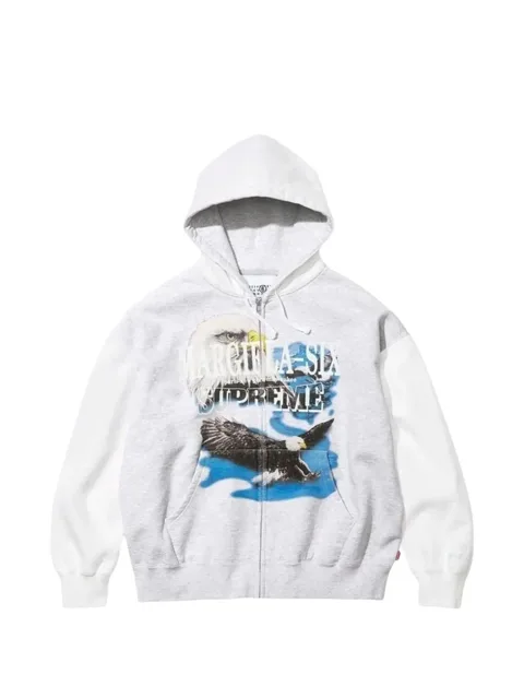худи на молнии из коллаборации с MM6 Maison Margiela
