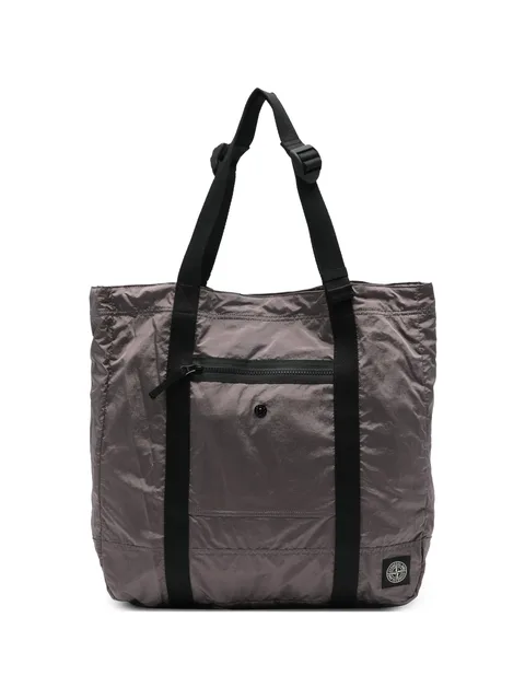 logo-patch tote bag