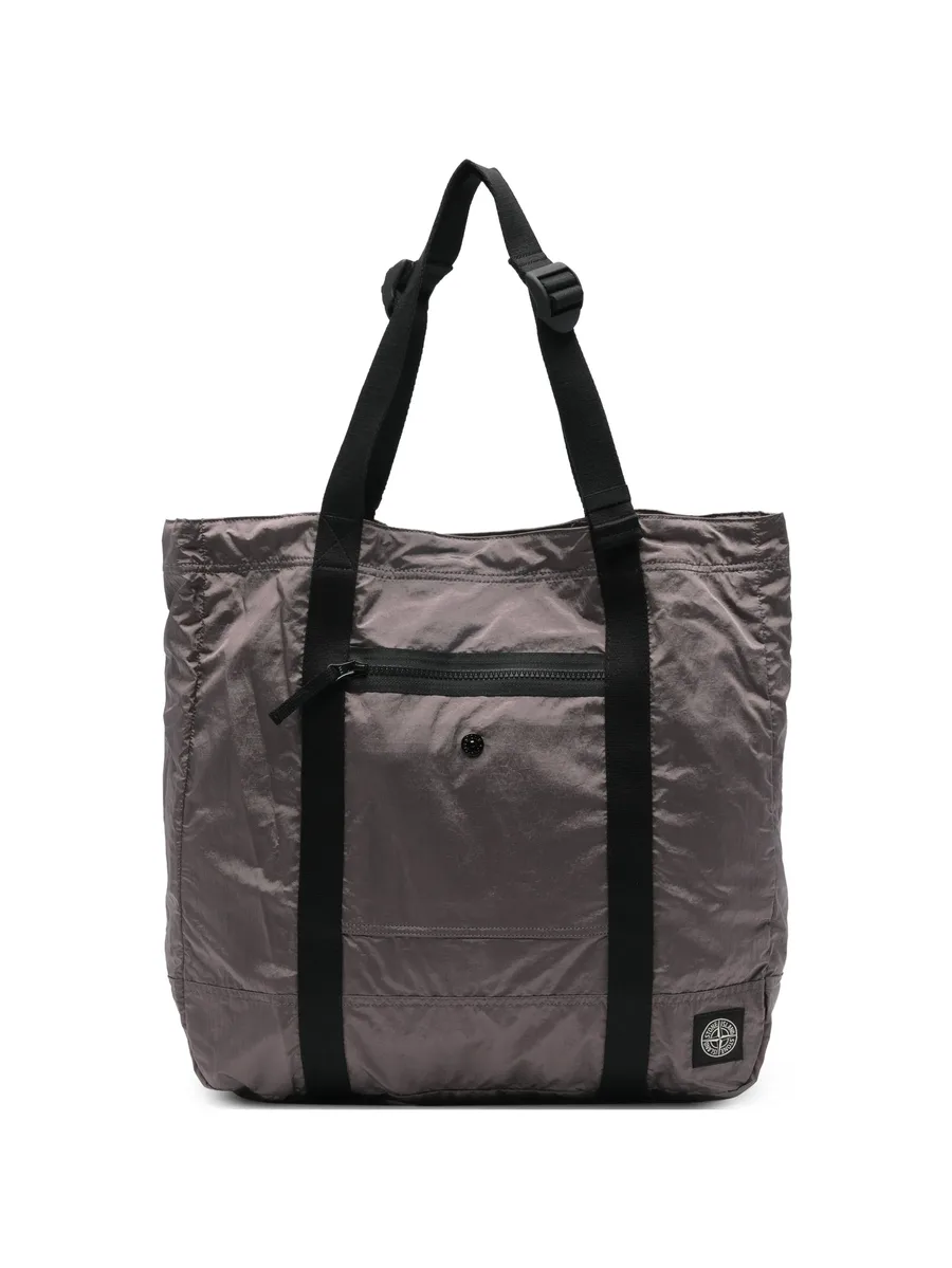 logo-patch tote bag 1