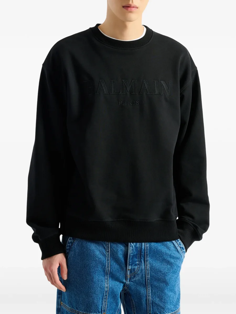 толстовка Balmain Vintage с вышивкой 10