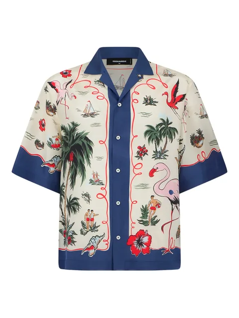 рубашка Aloha с узором