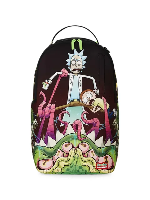 рюкзак с графичным принтом из коллаборации с Rick And Morty