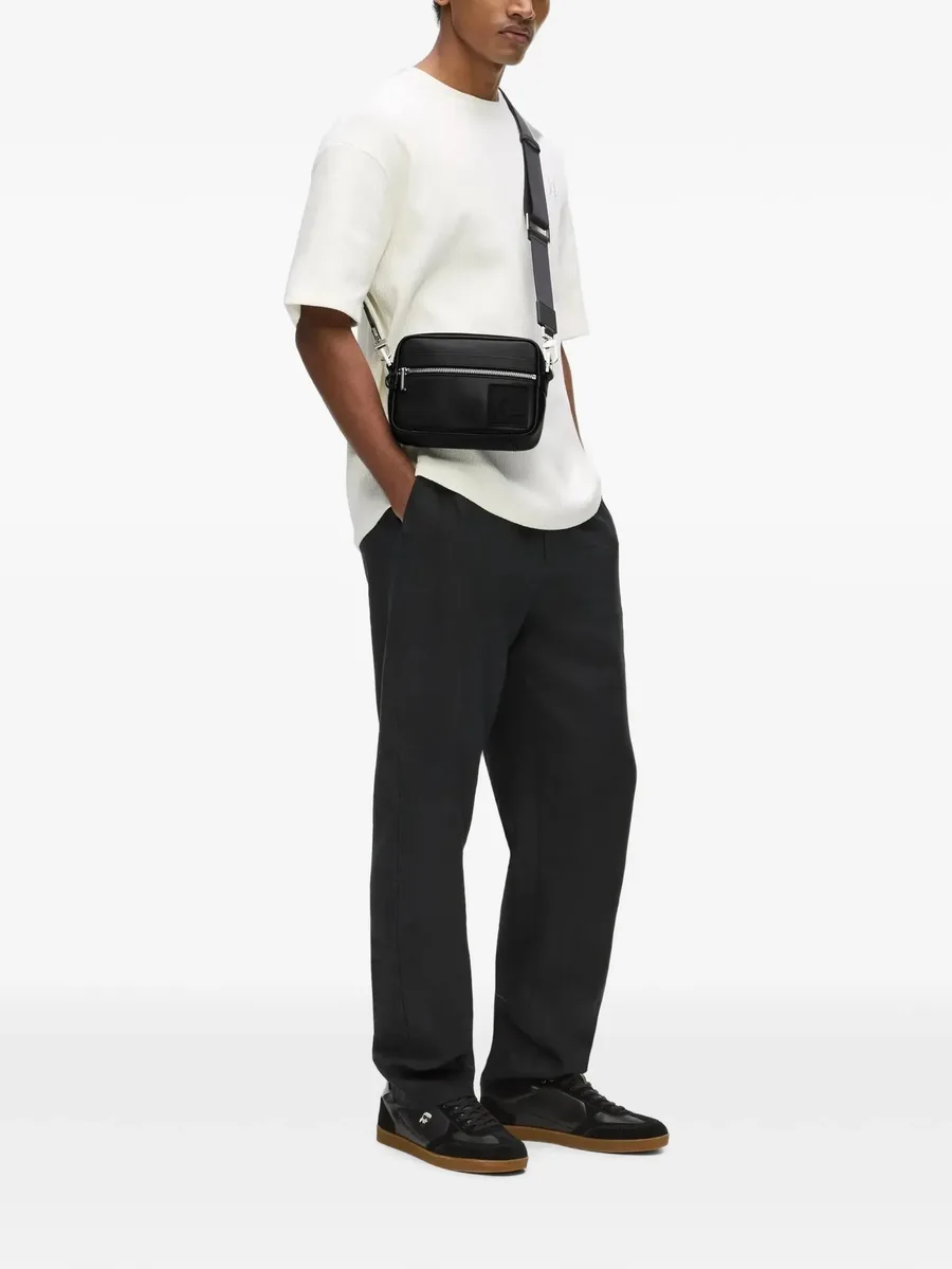 logo-patch messenger bag 2