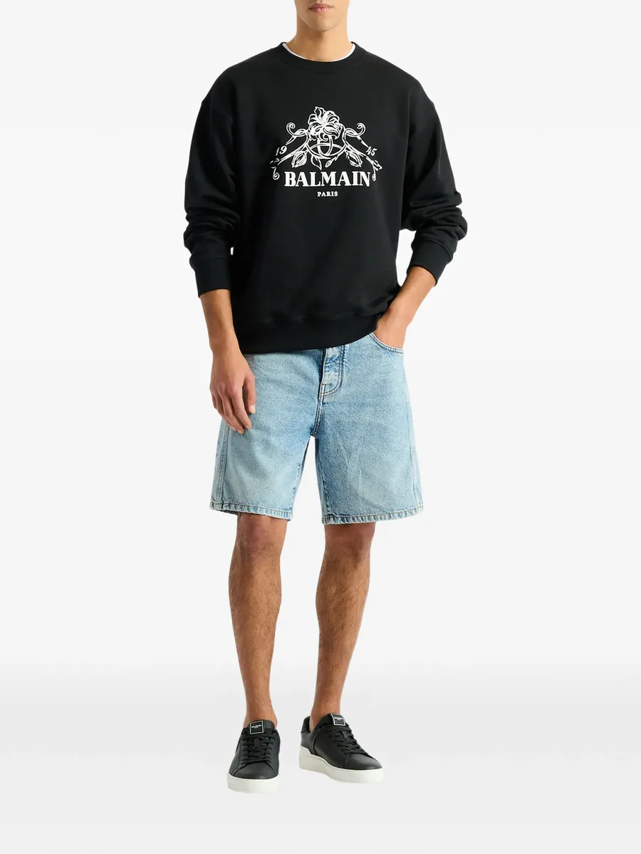 футболка с принтом Balmain Vine 3