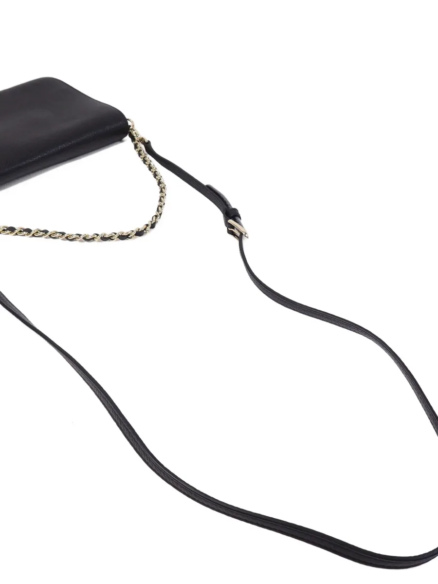logo-embossed chain-link shoulder bag 12