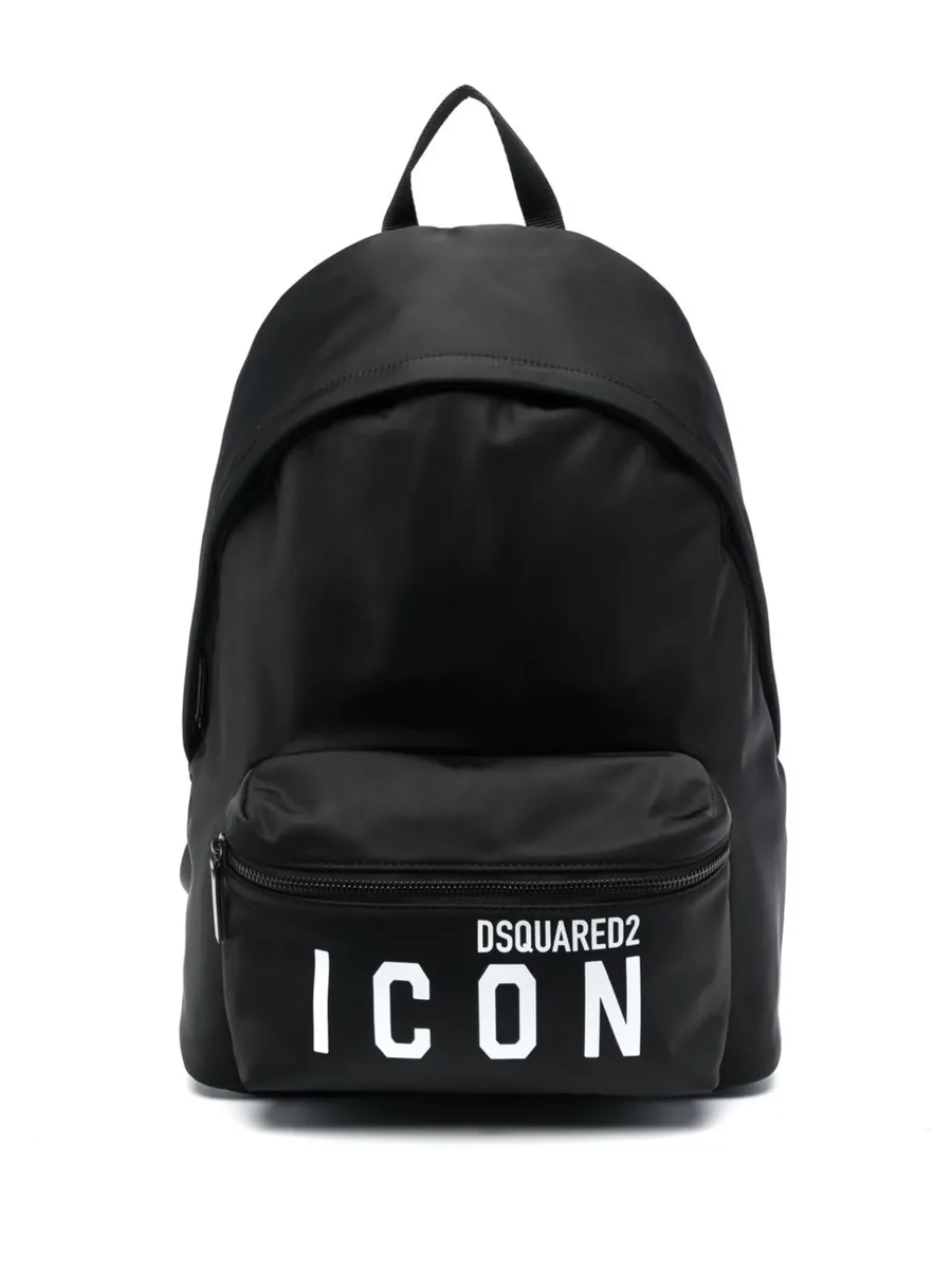Icon logo-print backpack 2