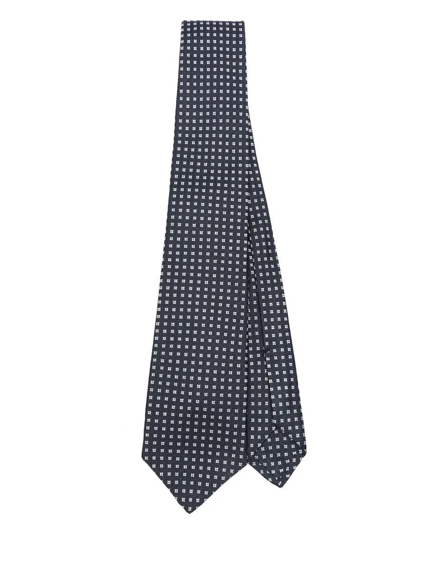 patterned-jacquard tie 2