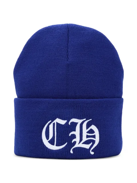 шапка бини с нашивкой-логотипом
