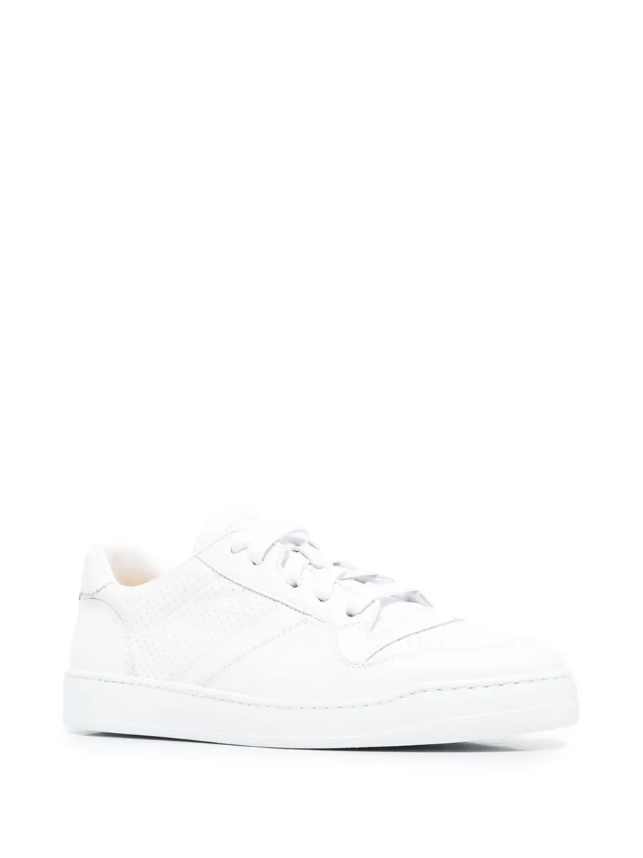 calf-leather low-top sneakers 4