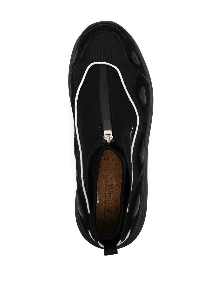 Akk-Zip panelled sneakers 8