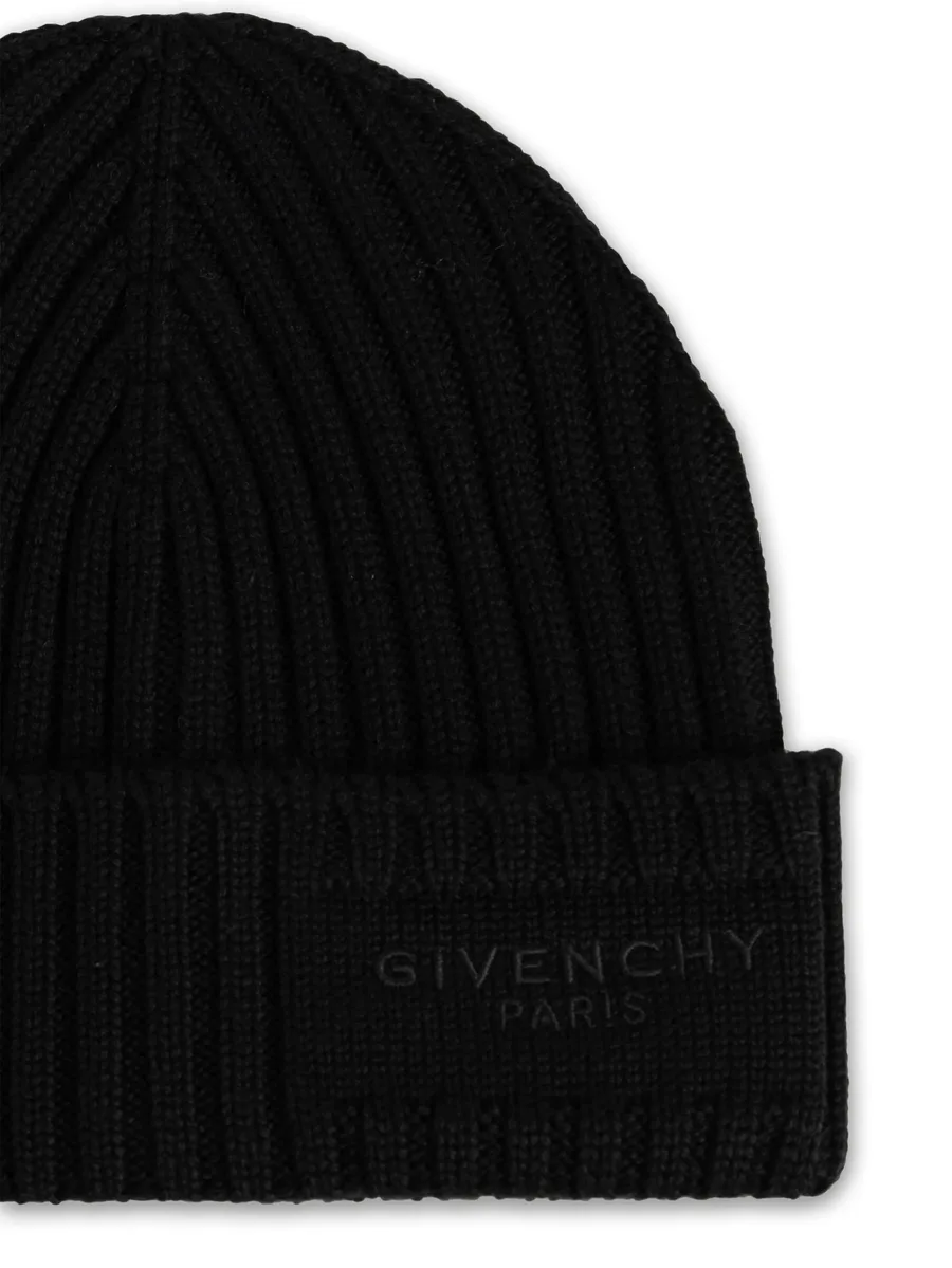 logo-embroidered beanie hat 6