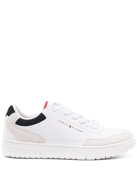 Cleat leather sneakers