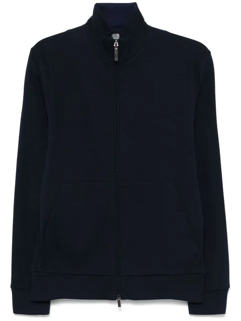 zip-up sweatshirt