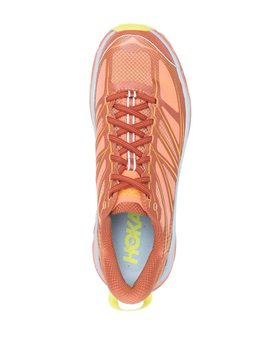 panelled lace-up sneakers 7