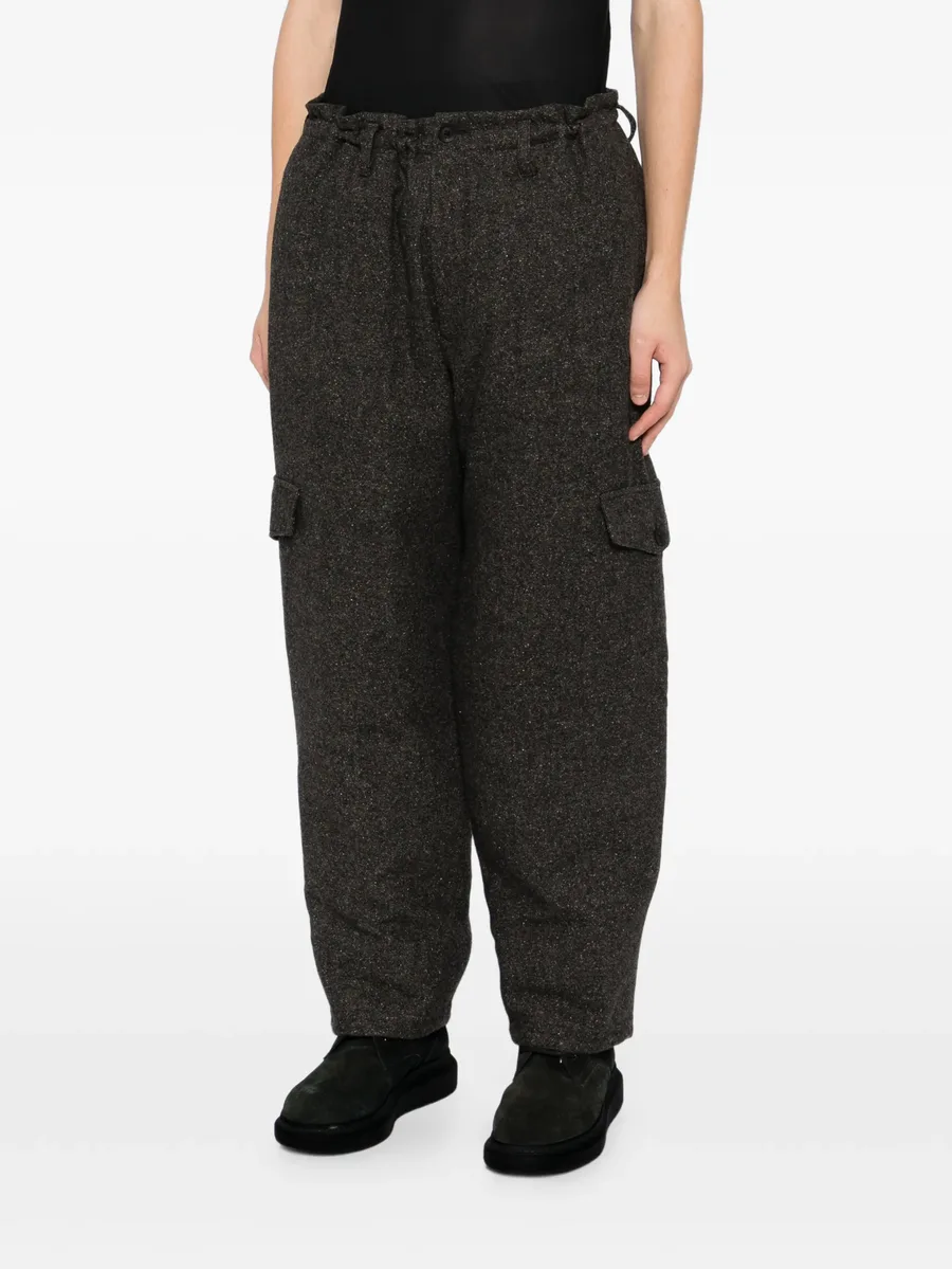tweed side-pocket trousers 5