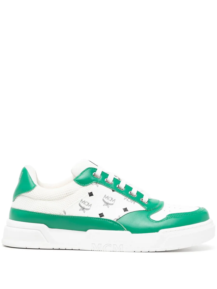 Skyward monogram-print low-top sneakers 2