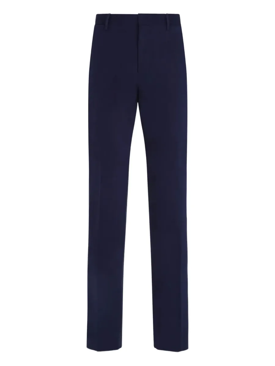 flat-front trousers 2