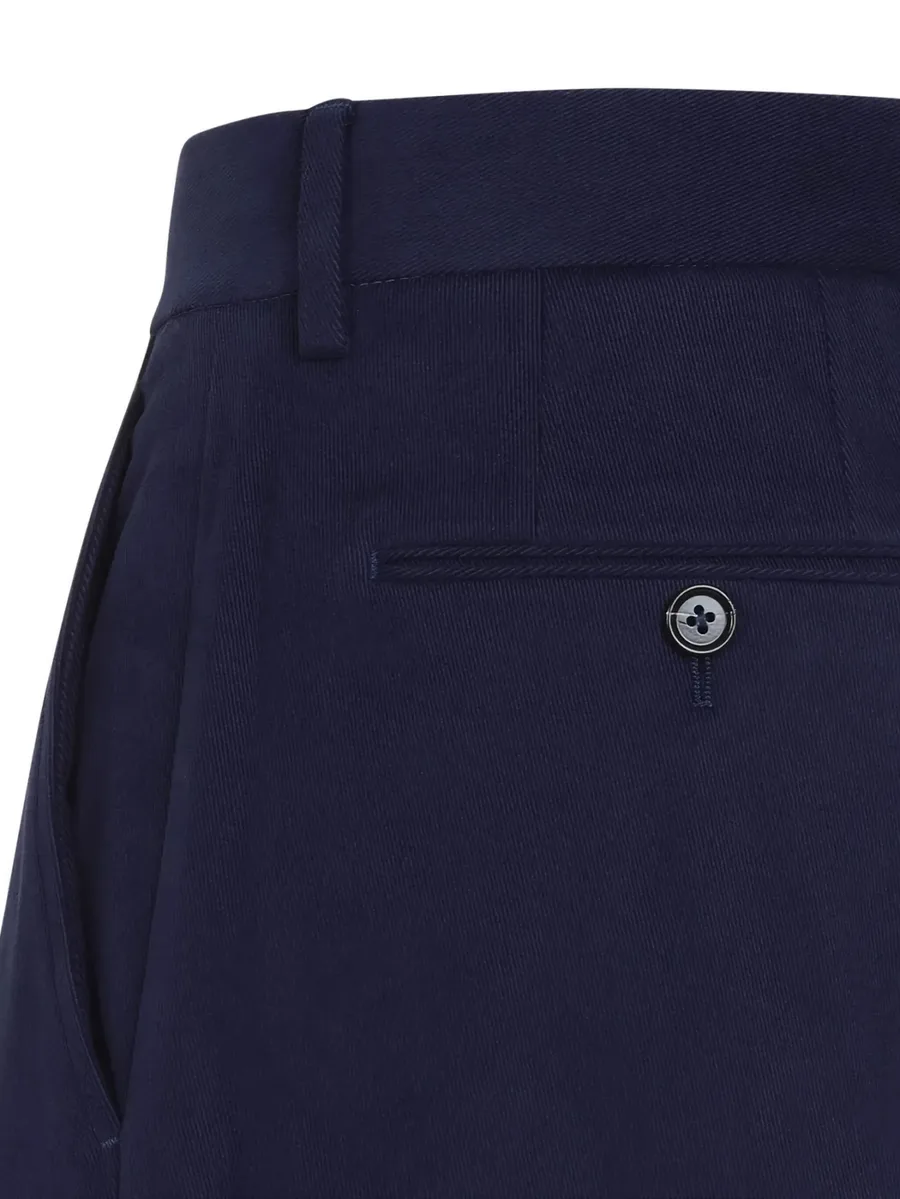 flat-front trousers 6