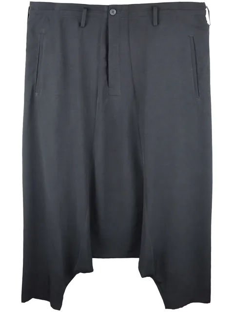 Sarouel drop-crotch trousers