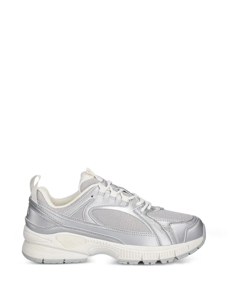 round-toe lace-up sneakers 1