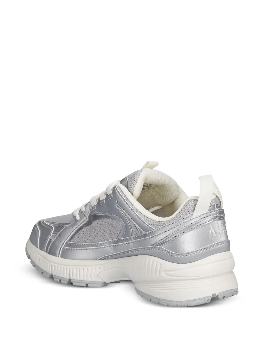 round-toe lace-up sneakers 5