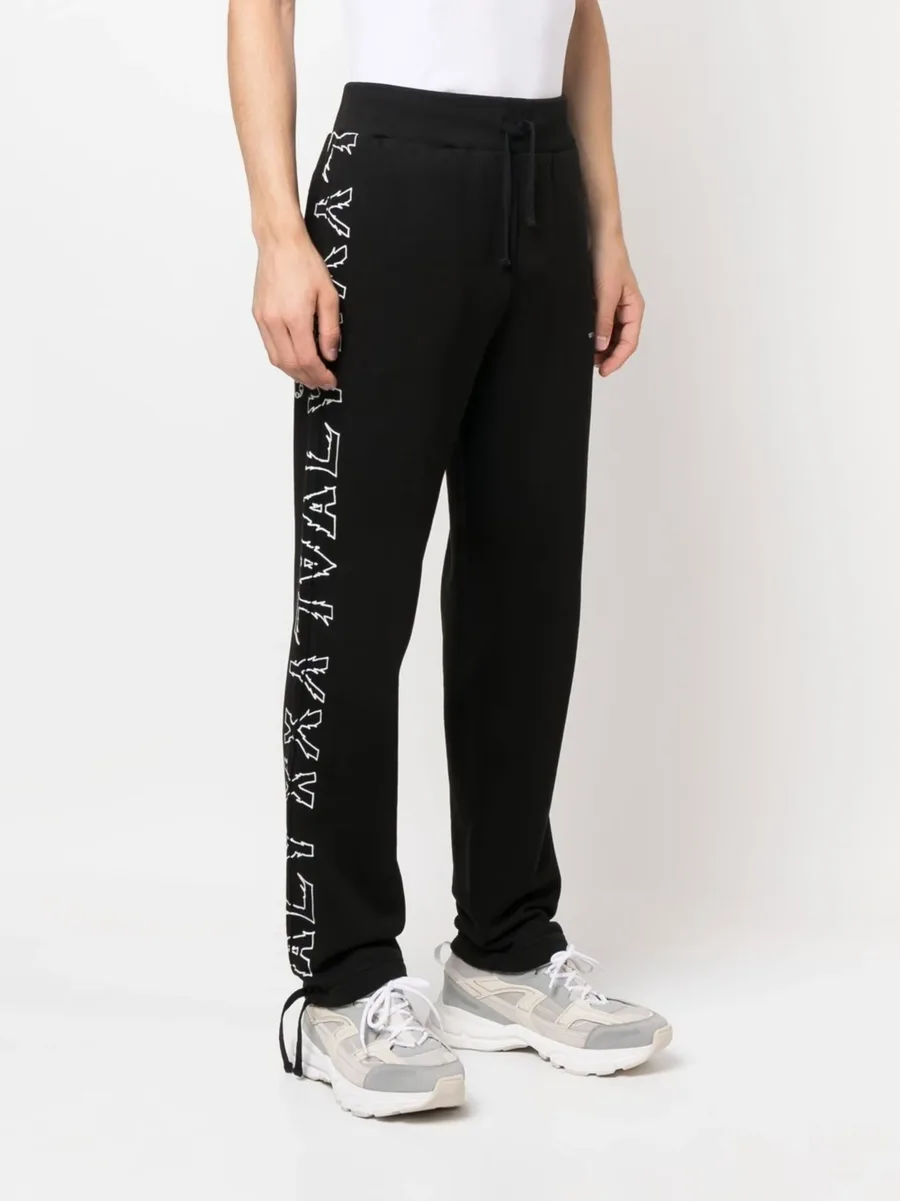 logo-print cotton track pants 5