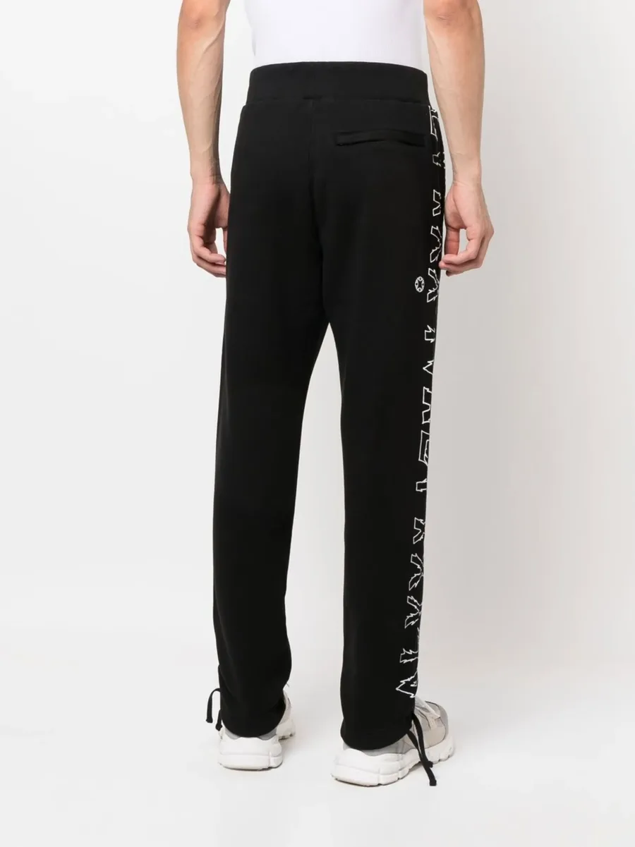 logo-print cotton track pants 8