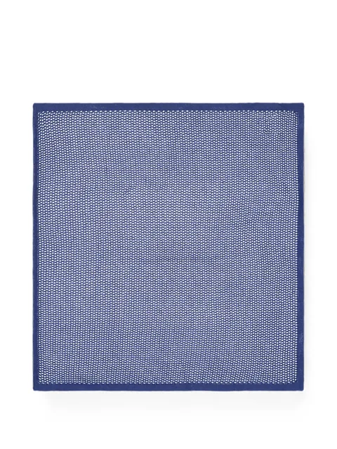 perforated-knit pocket square