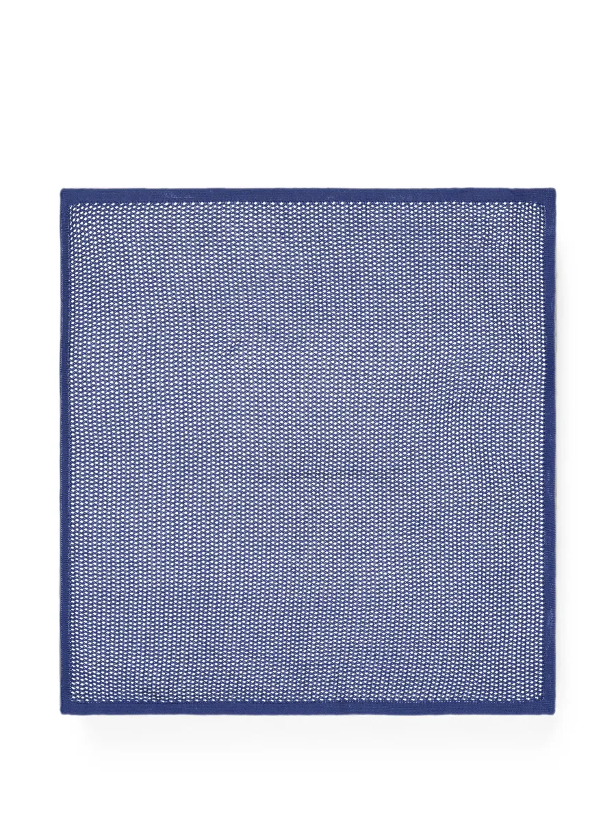 perforated-knit pocket square 2