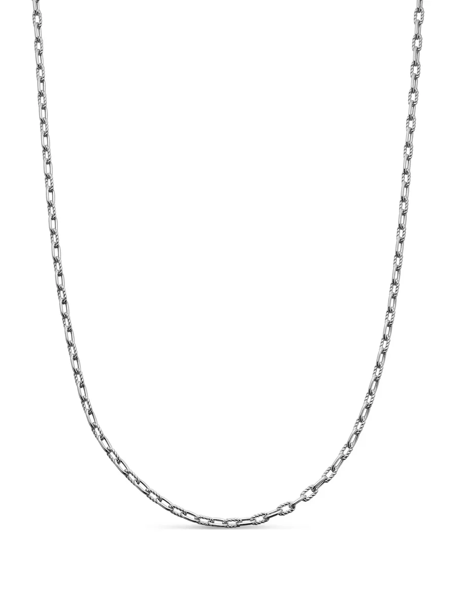 серебряная цепочка на шею DY Madison (3 мм) 3