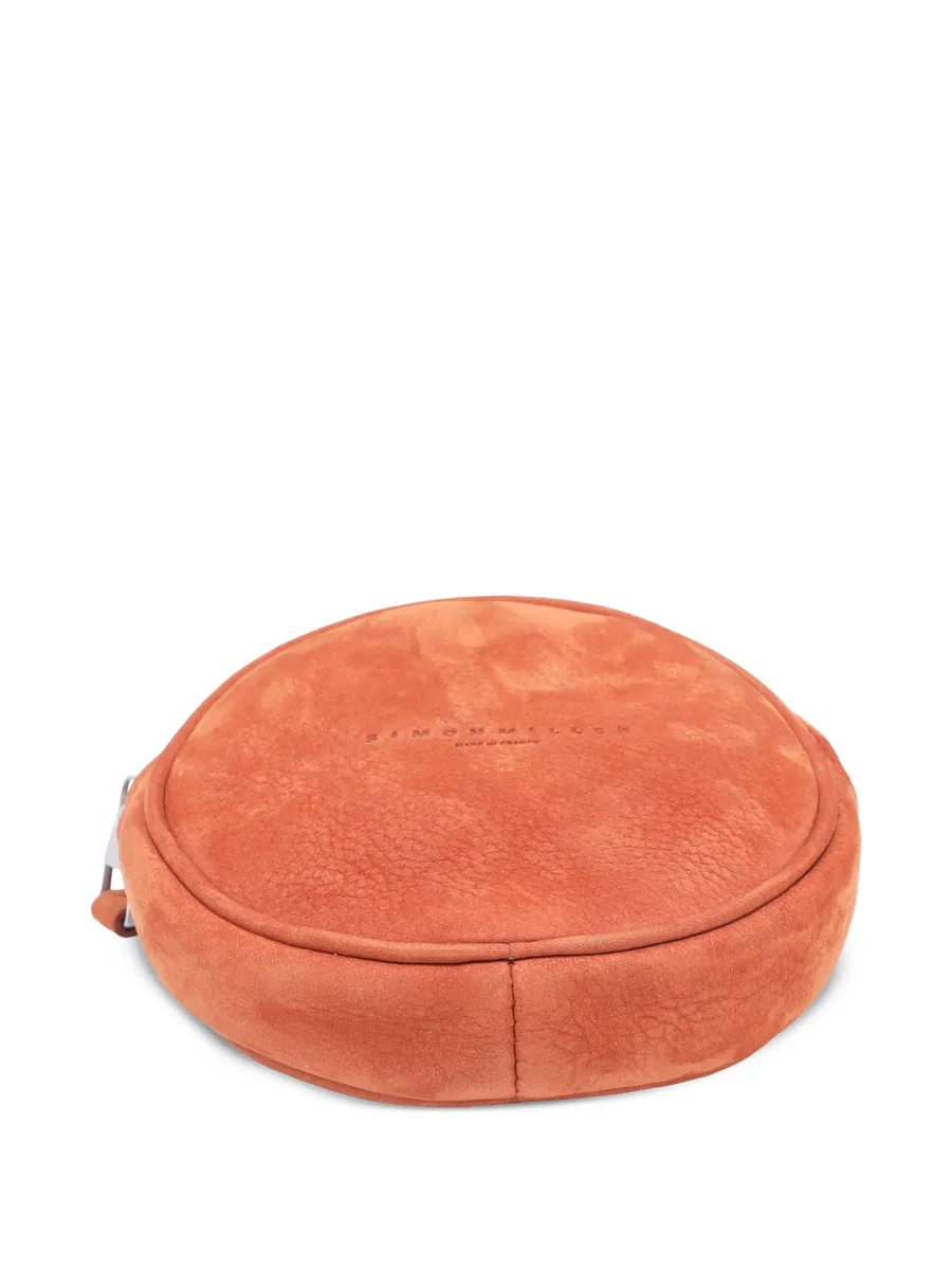 circle zip suede pouch 7