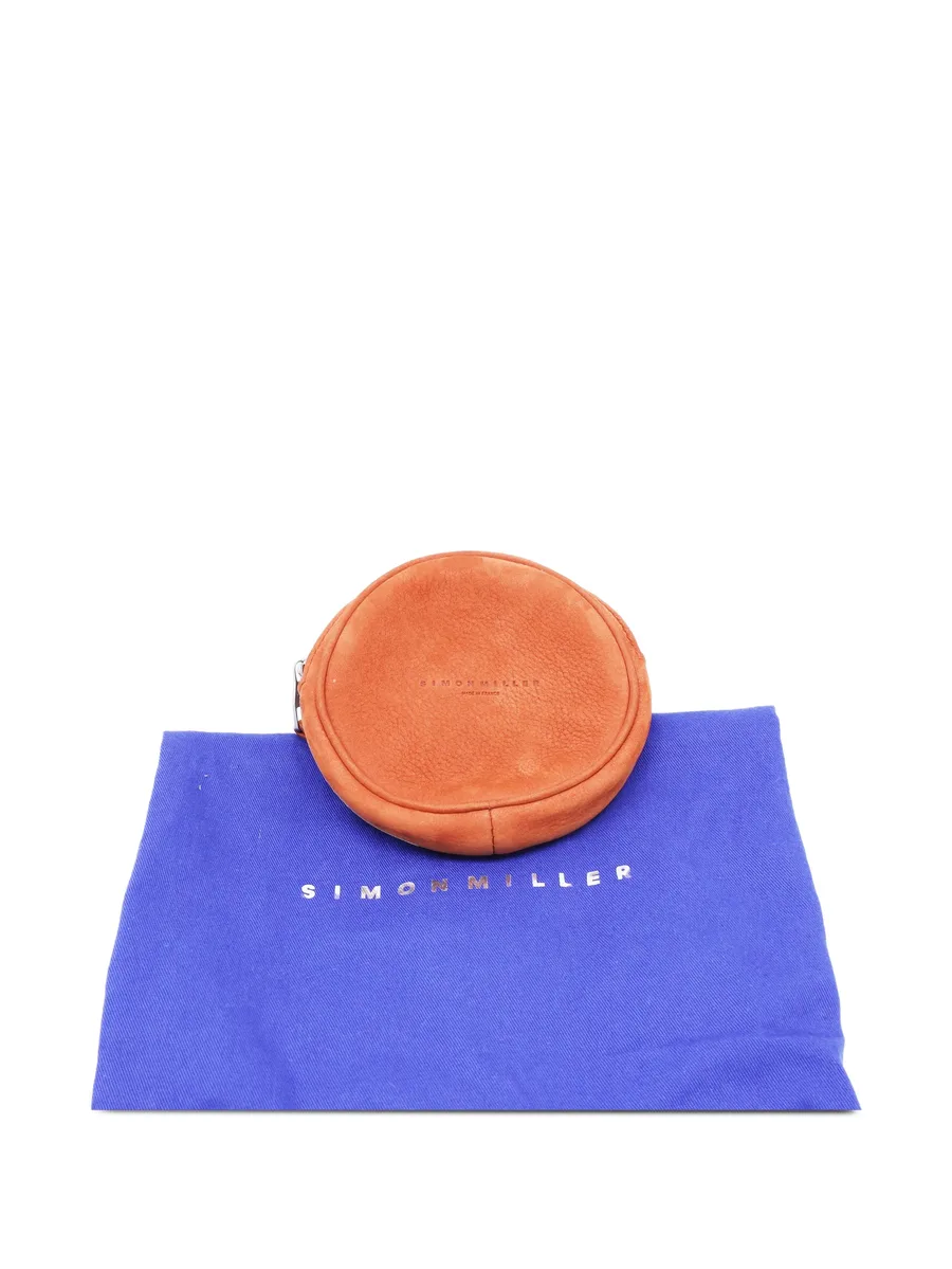 circle zip suede pouch 13