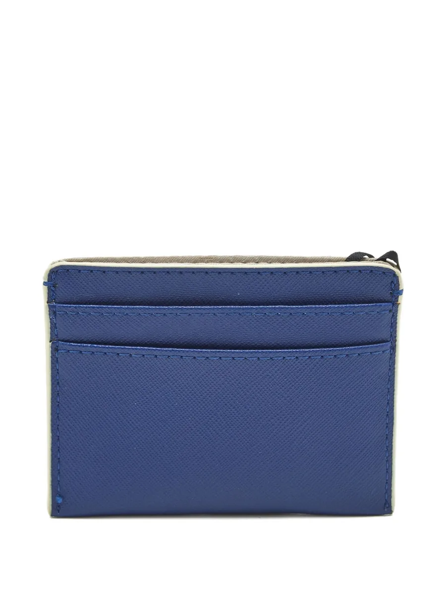 logo-lettering leather cardholder 4