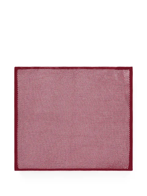 open-knit pocket square