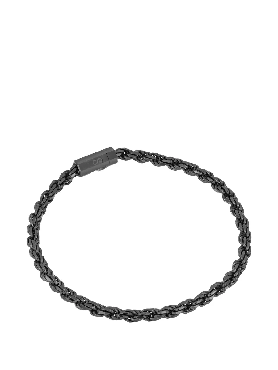 серебряный браслет Rope 4