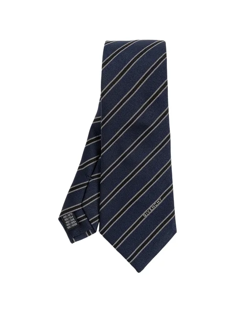 diagonal-stripe tie